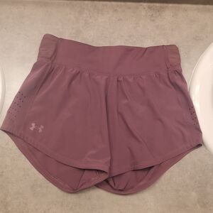 Under Armour Women's Mauve Athletic Shorts